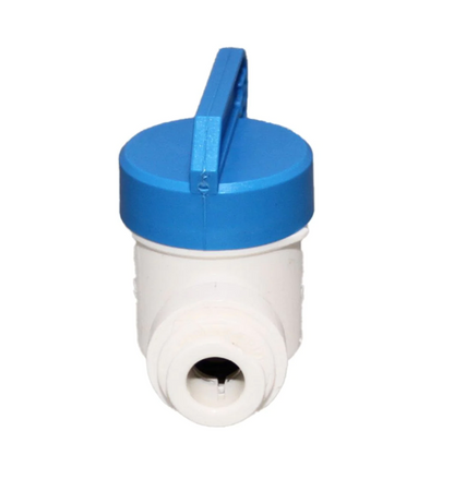 Shut-Off Valve-Polypro Straight - 3/8 Tube x 3/8 Tube