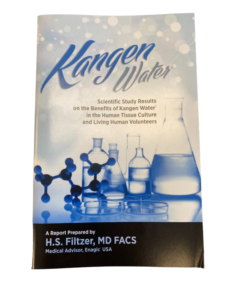 Kangen Water Report Booklet by Medical Advisor, H.S. Filtzer