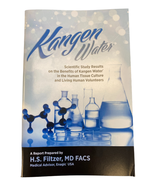 Kangen Water Report Booklet by Medical Advisor, H.S. Filtzer